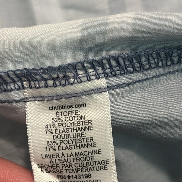 Chubbies The Retro Sets 5.5” Classic Swim Trunks Striped Stretch Small - Picture 9 of 14